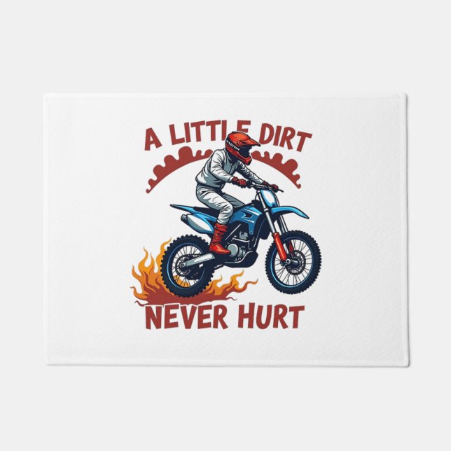 Tapete Uma Pequena Sujeira Nunca Machuca (Frente)