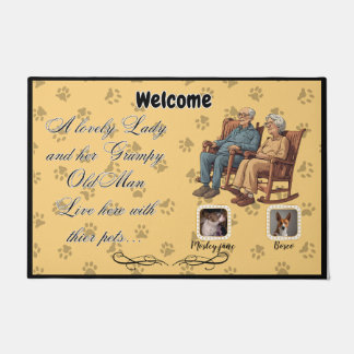 Tapete Uma Senhora Adorável e um velho rabugento
