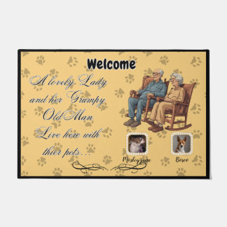 Tapete Uma Senhora Adorável e um velho rabugento