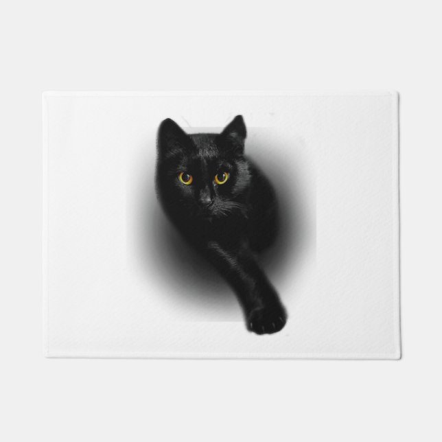 Tapete Unhas para Limar Black Cat (Frente)