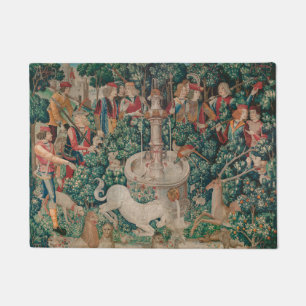 Tapete Unicorn Hunt Medieval Art - Unicórnio Encontrado