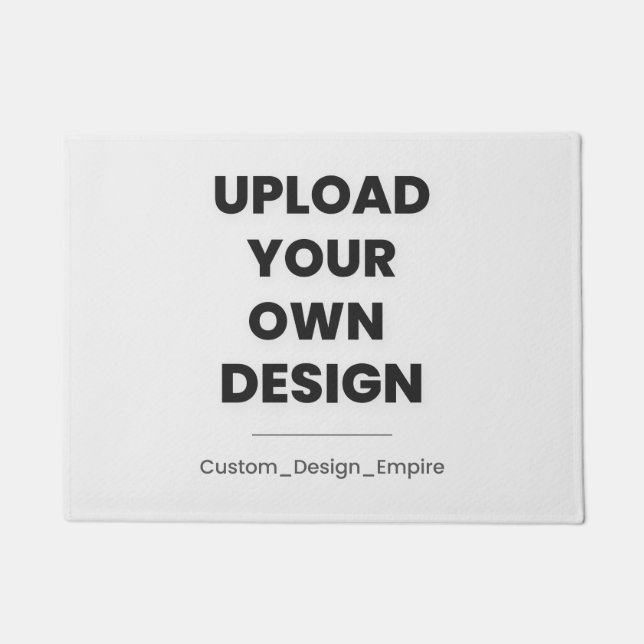 Tapete Upload Your Own Design Here | Custom Template (Frente)