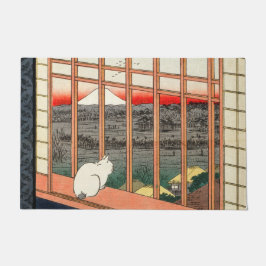 Tapete Utagawa Hiroshige - Campos de arroz Asakusa