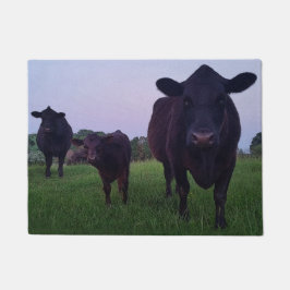 Tapete Vaca de Yup da vaca! Esteira bem-vinda da porta
