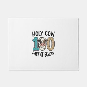 Tapete Vaca Sagrada 100 Dias de Escola Camisa de Vaca Vin