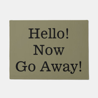 Tapete Vai a esteira ausente