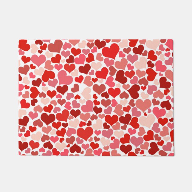 Tapete Valentine's Day Hearts Pattern (Frente)