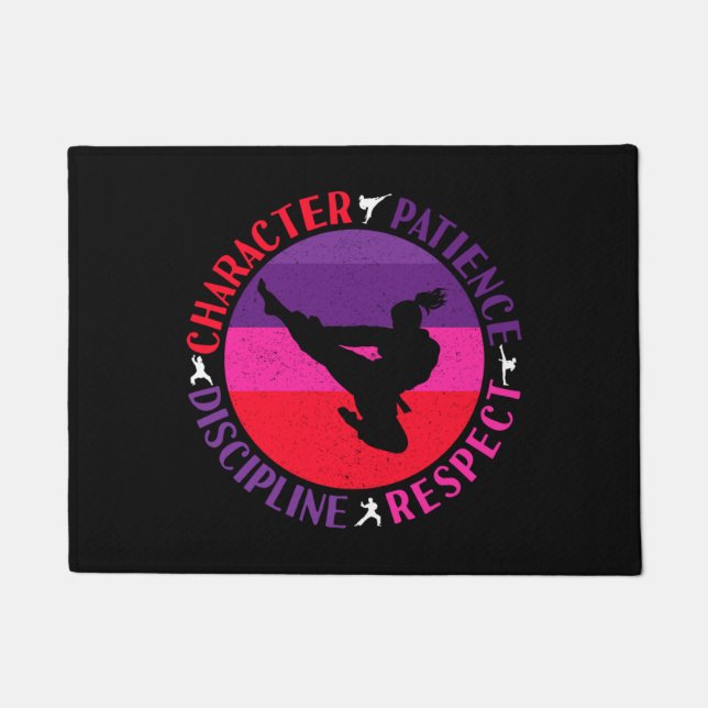 Tapete Valores Essenciais das Artes Marciais - Karate (Frente)