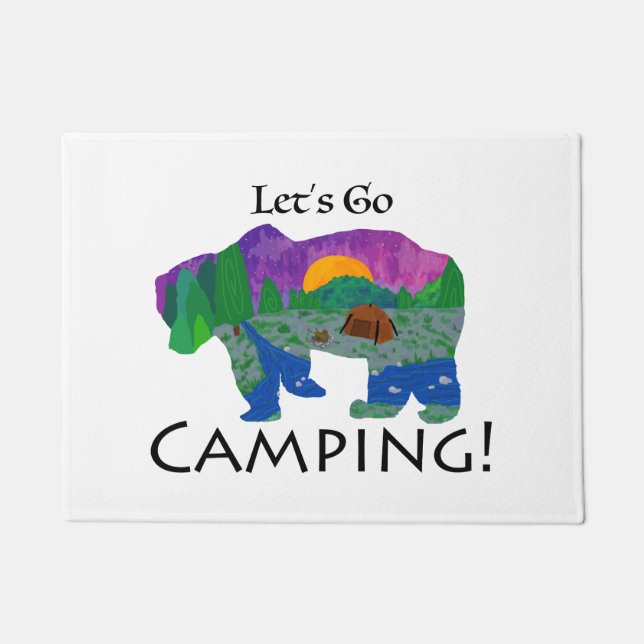 Tapete Vamos Acampar (Frente)