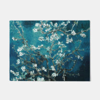 Van Gogh Almond Blossoms Dark Teal