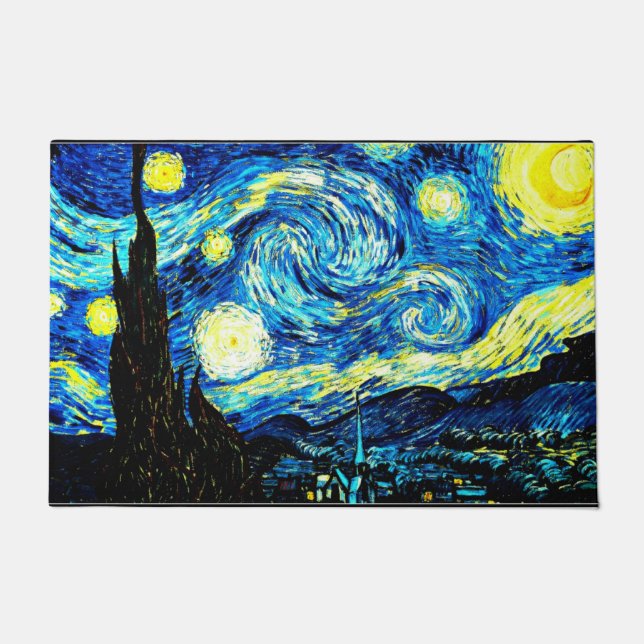 Tapete Van Gogh - Noite Estrelada (Frente)