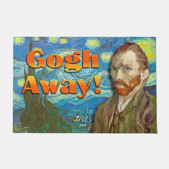 Tapete Van Gogh Sarcastic Door Mat (Frente)