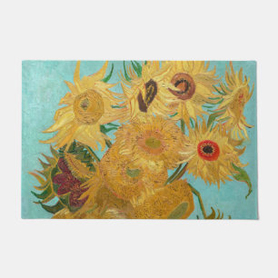 Tapete Van Gogh - Vaso com 12 Girassóis