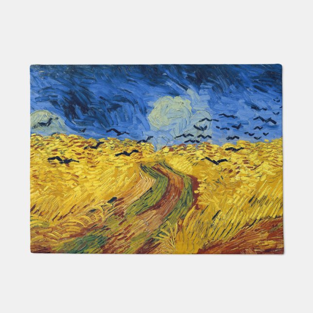 Tapete Van Gogh Wheat Fields impressionista Painting (Frente)