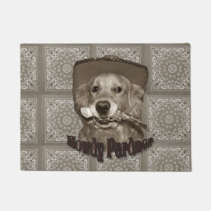 Tapete Vaqueiro do golden retriever