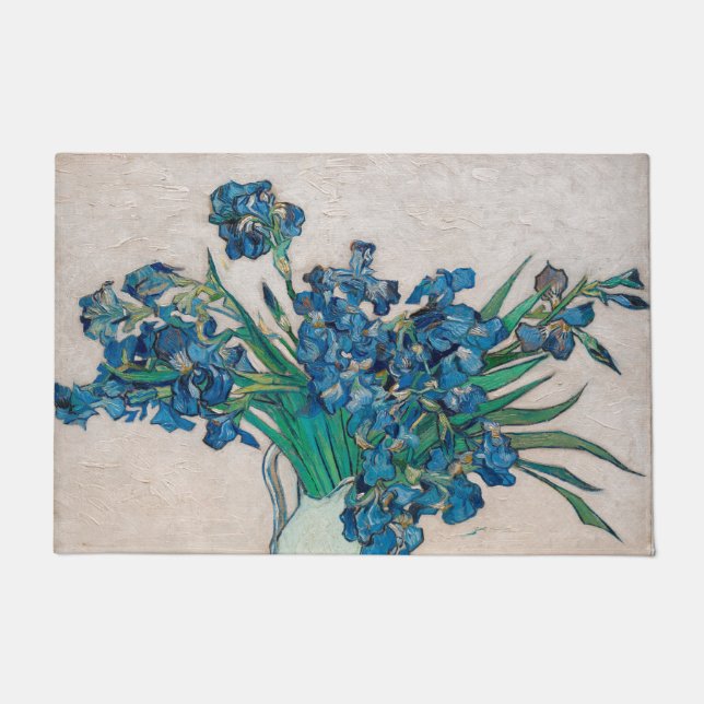 Tapete Vaso com Íris, Van Gogh (Frente)