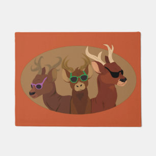 Tapete Veado Vestindo óculos escuros