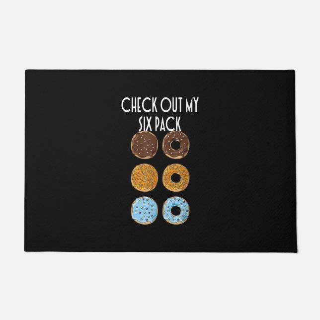 Tapete Veja Meu Ginásio De Rosquinha De Seis Pacotes (Frente)