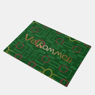 Tapete Velkommen Green Door Mat
