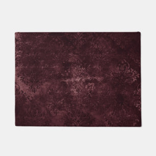 Tapete Velvety Wine Damask Bordeaux Sangria Grunge Glam