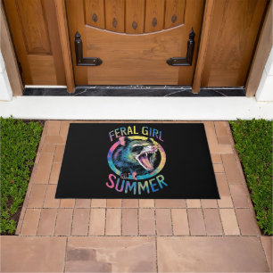 Tapete Verão de Garota Feral Gambá Tie Dye Guaxinim