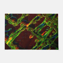 Tapete Verde esvaziado de fogo