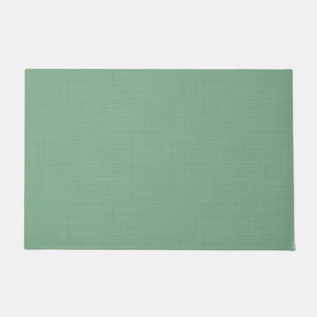 Tapete Verde menta sólido texturizado  (Frente)