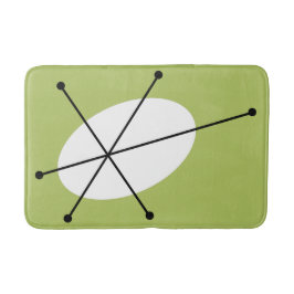 tapete verde para banho