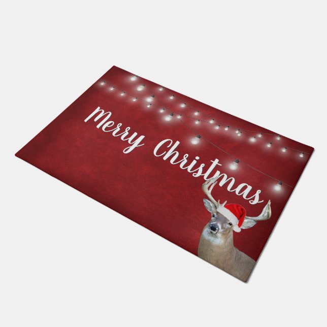 Tapete Vestido De Natal Com Porta De Luz (Inclinado)