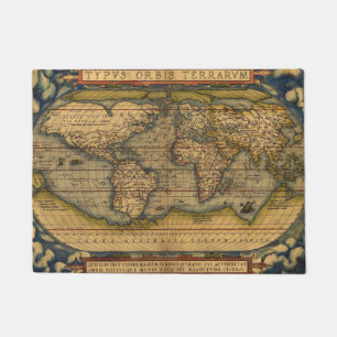 Tapete Viagem do Mapa Mundial Antiquado Ortelius Europa