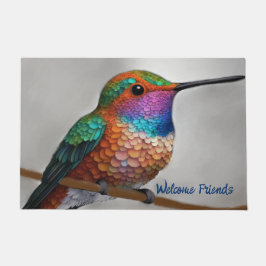 Tapete Vibrant Allen’s Hummingbird Painting