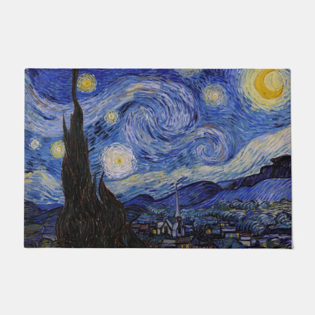 Tapete Vincent Van Gogh - A noite de Starry (Frente)