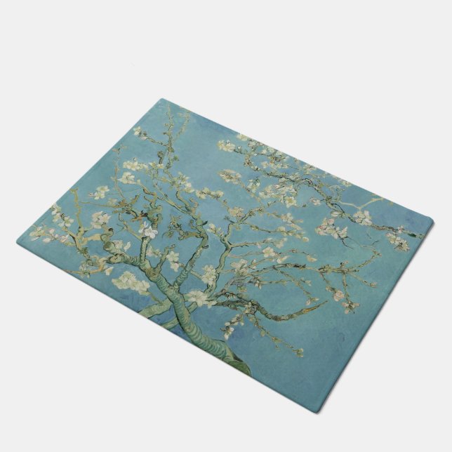 Tapete Vincent Van Gogh - Almond tree em blossom (Inclinado)