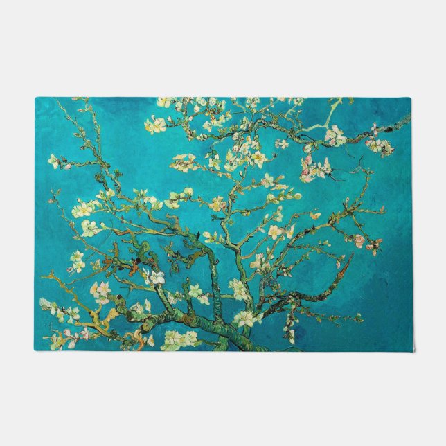 Tapete Vincent Van Gogh Blossoming Almond Tree Arte Flora (Frente)