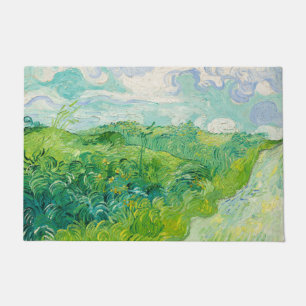 Tapete Vincent van Gogh - Campo de Trigo Verde, Auvers