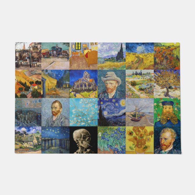 Tapete Vincent van Gogh - Masterworks Mosaic Patchwork (Frente)