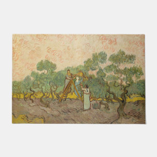 Tapete Vincent van Gogh - Mulheres Escolhendo Azeitonas