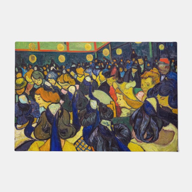 Tapete Vincent van Gogh - O salão de baile em Arles (Frente)