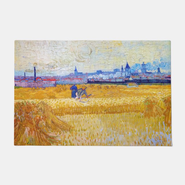 Tapete Vincent van Gogh - Os Harvesters (Frente)