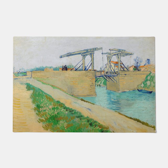 Tapete Vincent van Gogh - Ponte Langlois em Arles #2 (Frente)