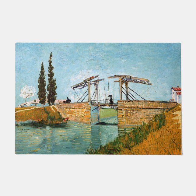 Tapete Vincent van Gogh - Ponte Langlois em Arles #3 (Frente)