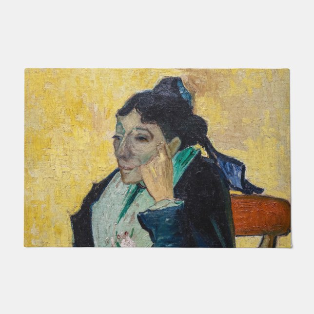 Tapete Vincent Van Gogh - Retrato de Madame Ginoux (Frente)
