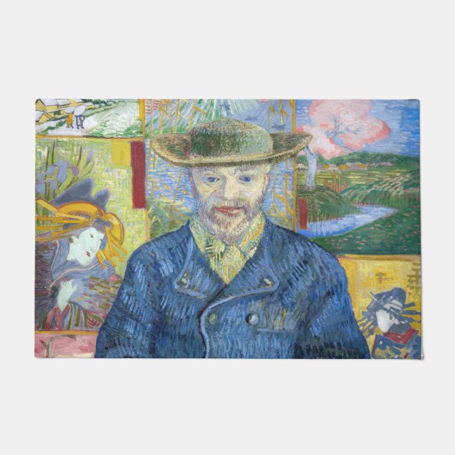 Tapete Vincent van Gogh - Retrato de Pere Tanguy (Frente)