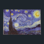 Tapete Vincent Van Gogh Starry Night Vintage Fine Art<br><div class="desc">Vincent van Gogh Starry Night Fine Art Painting Starry Night Starry Night é uma pintura do artista poste-impressionista holandês Vincent van Gogh. O céu azul à noite está cheio de nuvens, estrelas e uma lua crescente brilhante. A Noite Estrelada é a única noturna na série de visões da janela do...</div>
