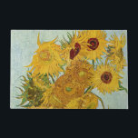 Tapete Vincent Van Gogh - Vase com Doze Girassóis<br><div class="desc">Vase com Doze girassóis / Vase avec douze tournesols - Vincent Van Gogh,  agosto de 1888 - Sunflower 1888 terceira versão (F456)</div>