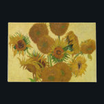 Tapete Vincent van Gogh - Vase com Quinze Girassóis<br><div class="desc">Vase com Quinze Girassóis / Vase avec quinze Tornesols - Vincent Van Gogh,  agosto de 1888 - Girassóis versão 1888 (F454)</div>