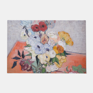 Tapete Vincent van Gogh - Vase com Rosas e Anêmonas