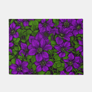 Tapete Vinha-púrpura Clematis