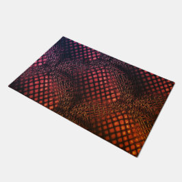 Tapete Vinho tinto desenhado que parece tanga de juta