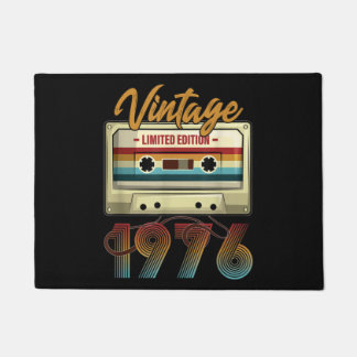 Tapete Vintage 1976 fita cassete de 45 anos Aniversário